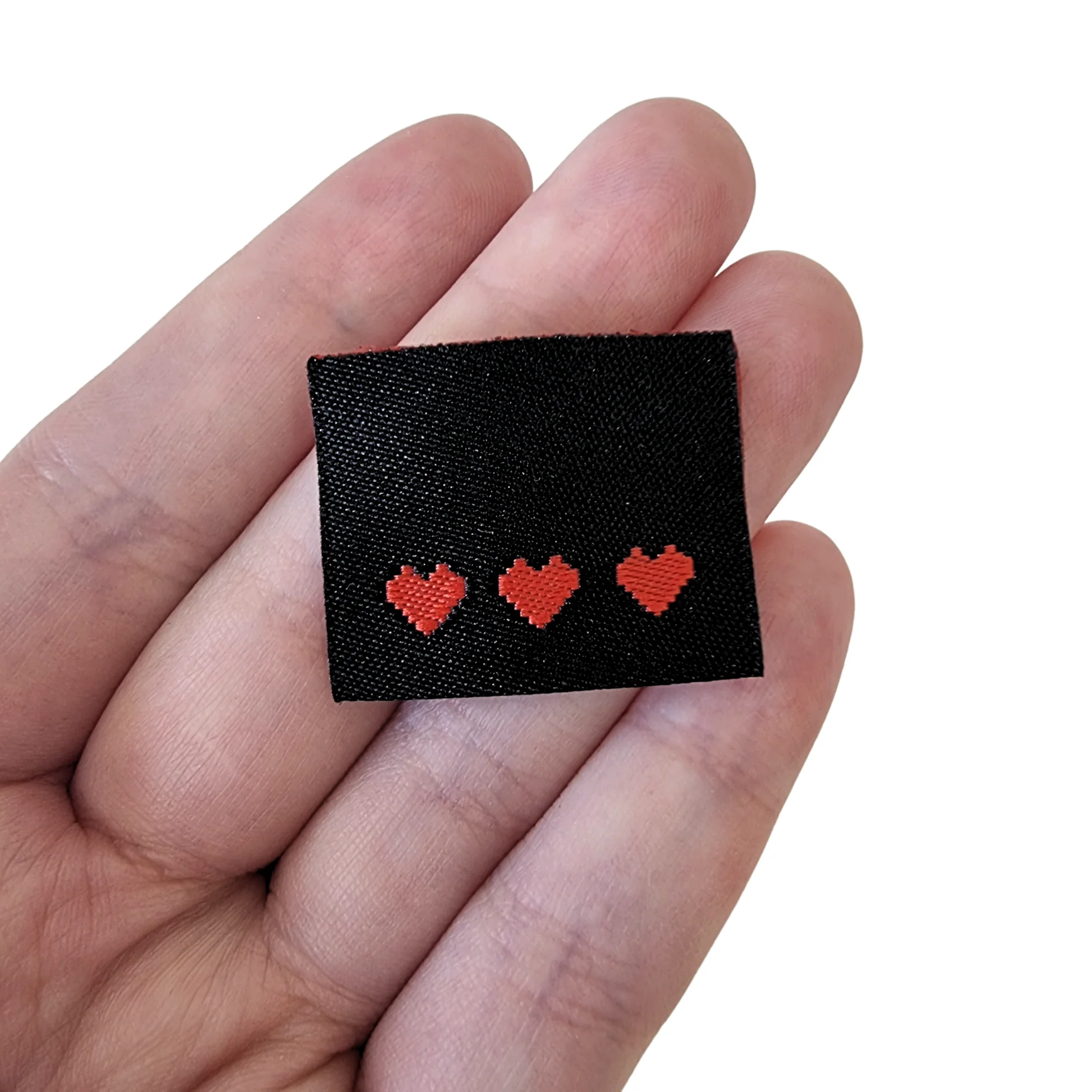 Sew Anonymous - Sewing Labels - Pixel Heart - Image 3