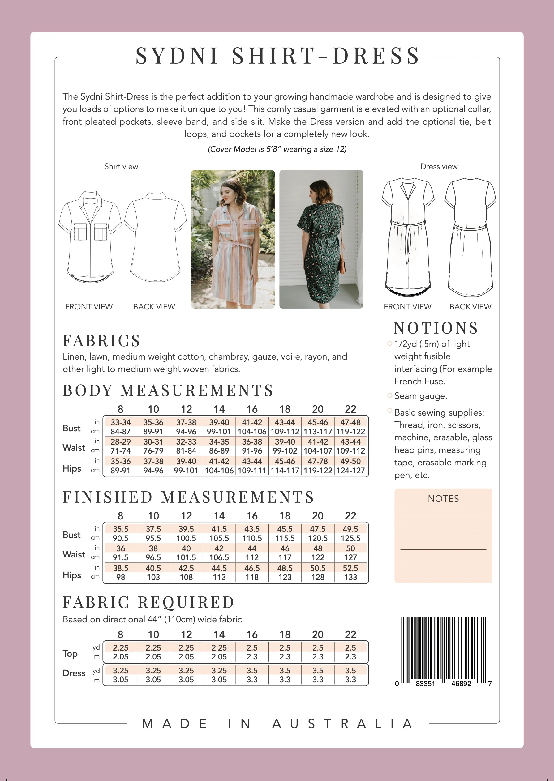 Sew To Grow - Sydni Shirtdress - Image 8