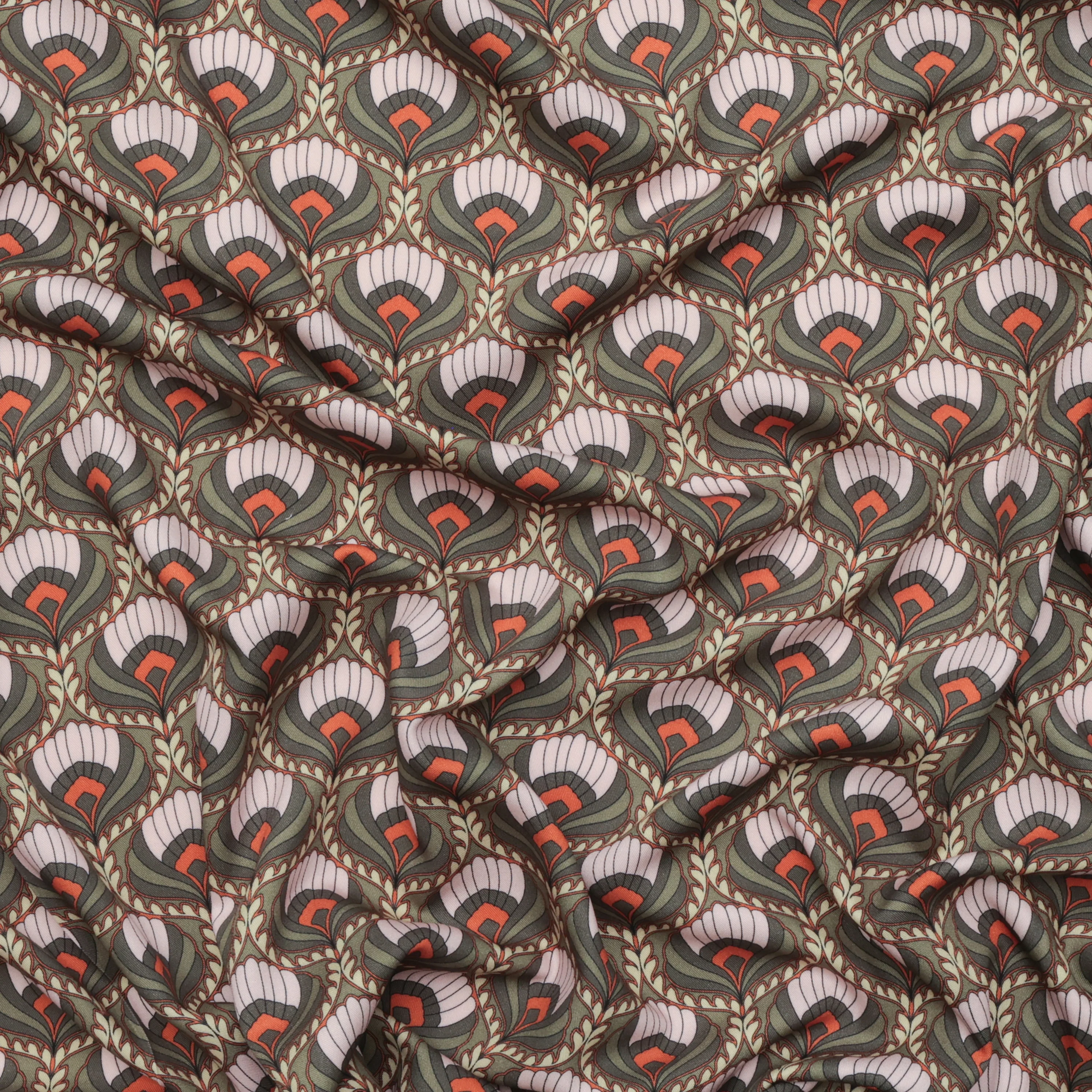 Stof - Viscose - Light and Lush Twill - Olive Ivory
