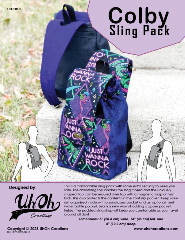 Uh Oh Creations - Colby Sling Pack