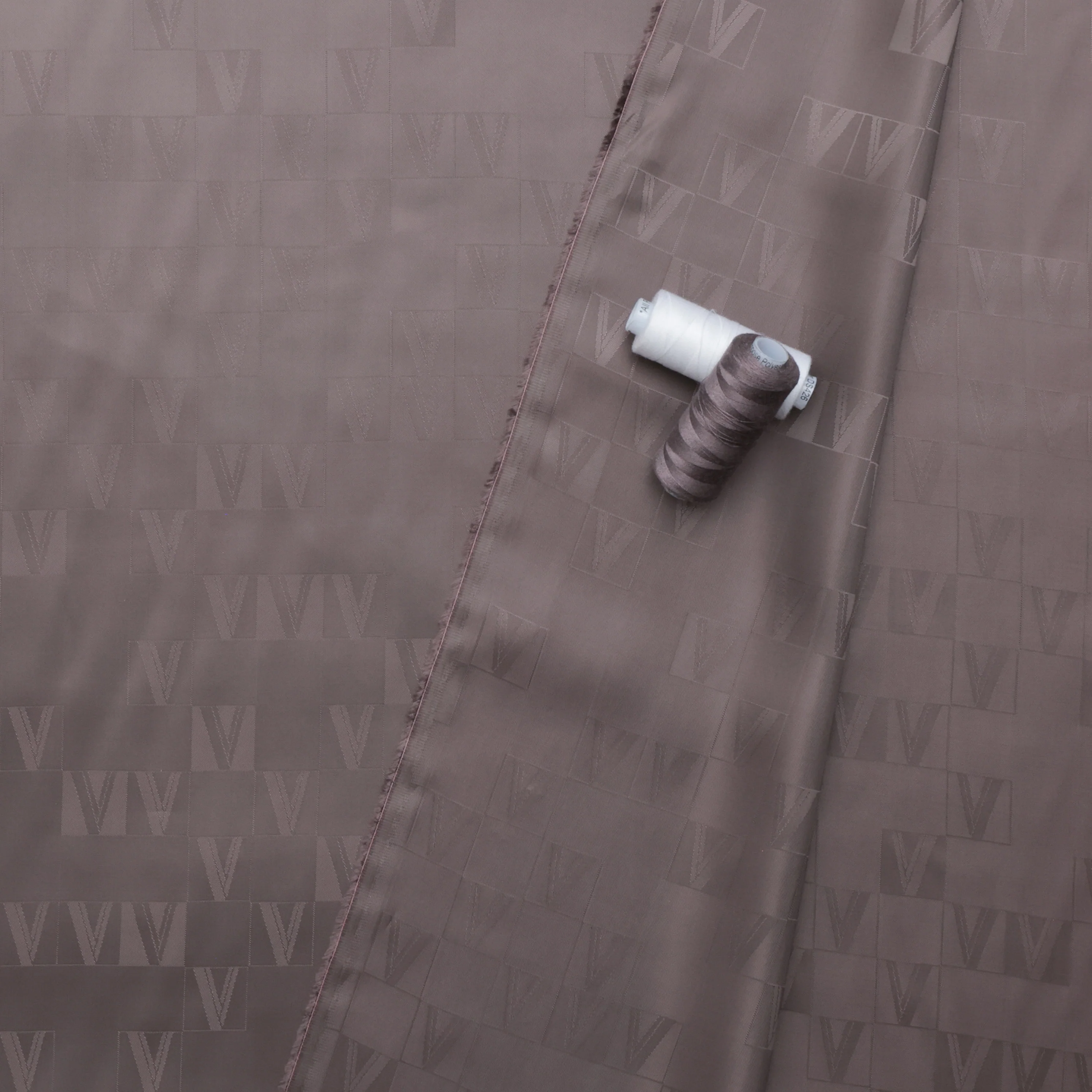 Viscose - Designer Lining - V - Chocolate - Image 3