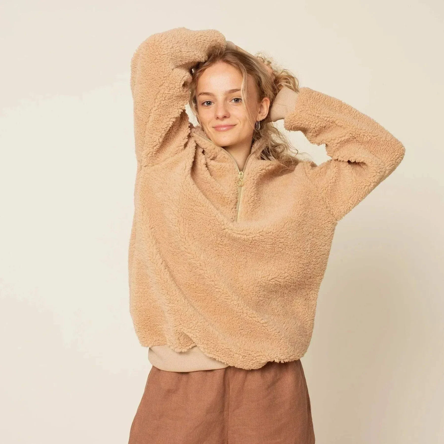 Wardrobe By Me - Half-Zipper Sweater - Image 2