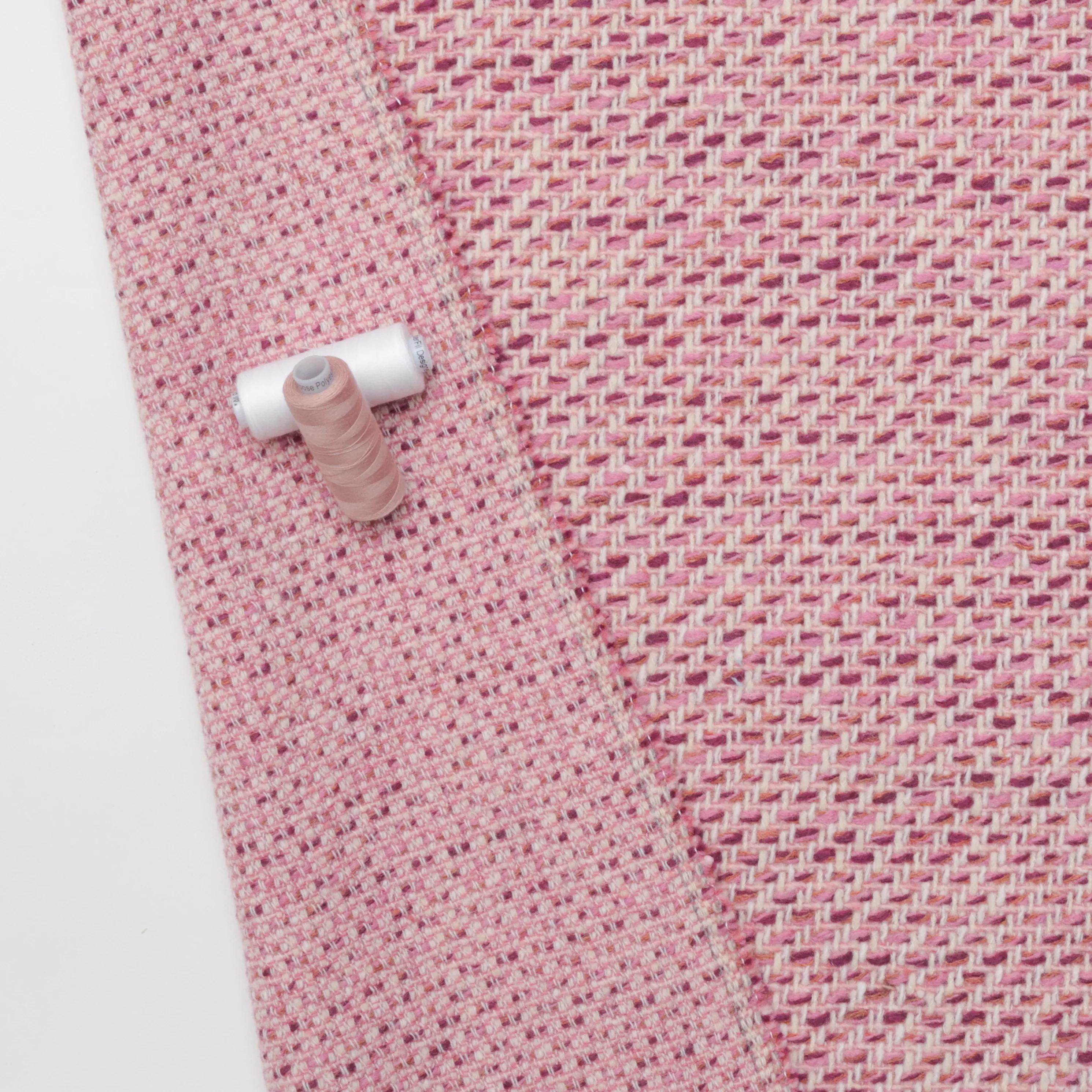Wool Blend - Coating - Chunky Twill - Pink Violet - Image 3