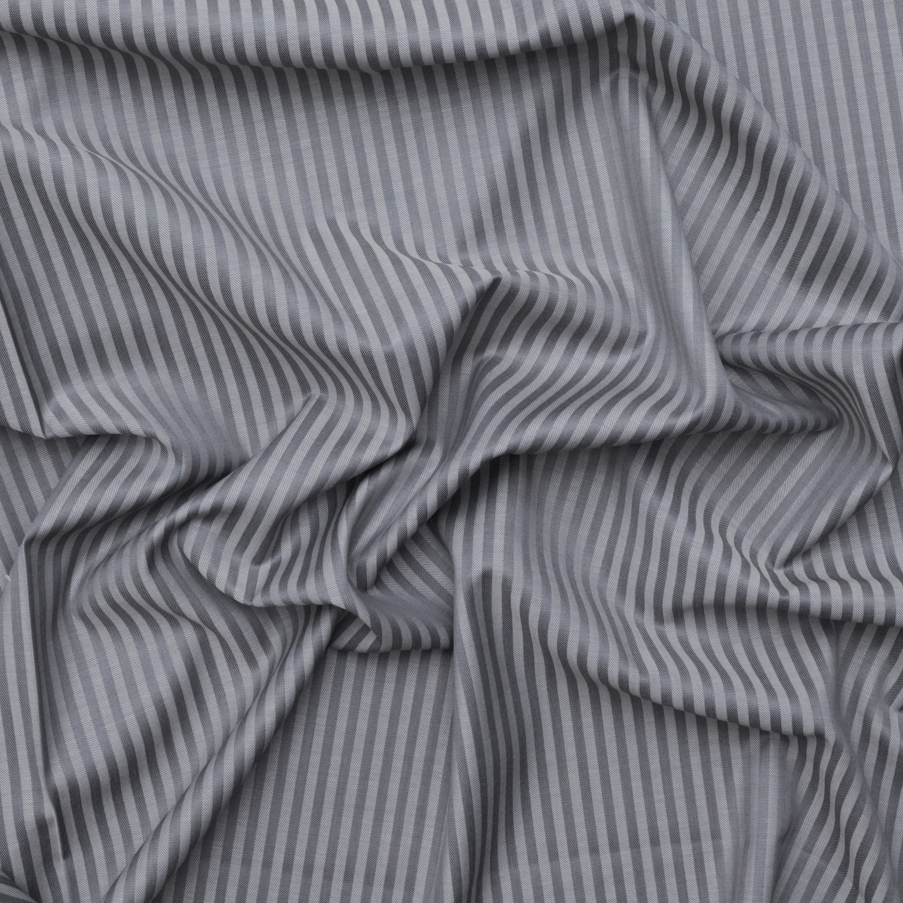 Wool Blend - Suiting - Superfine - Stripe - Grey