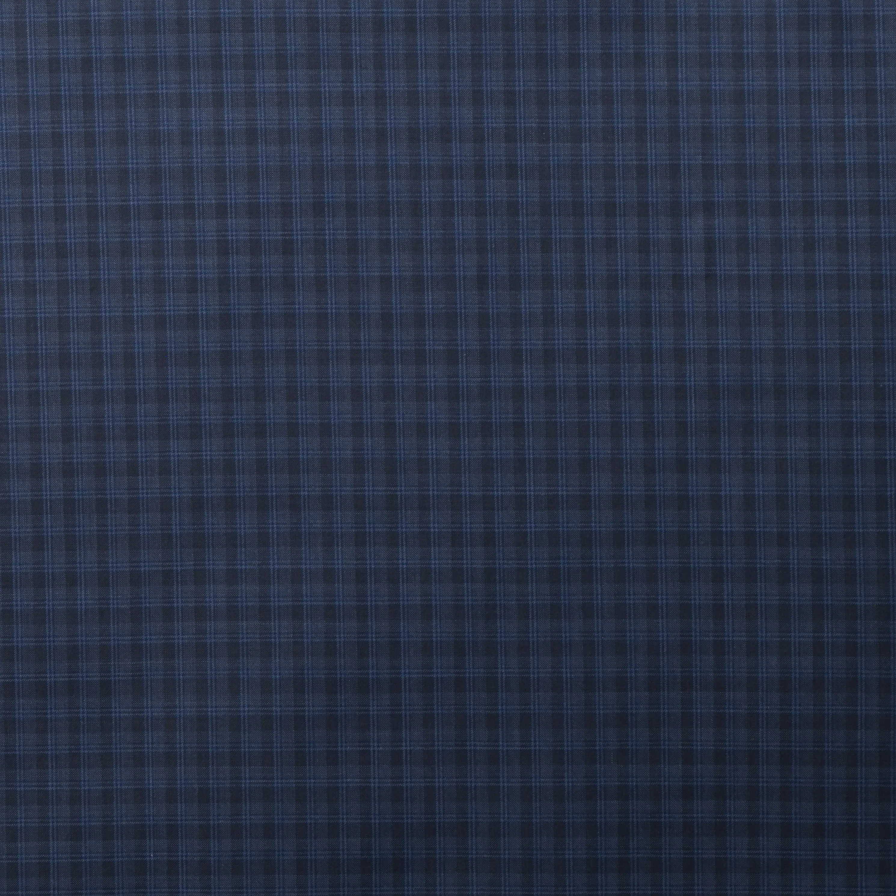 Wool Cashmere - Suiting - Plaid - Blue Grey - Image 2