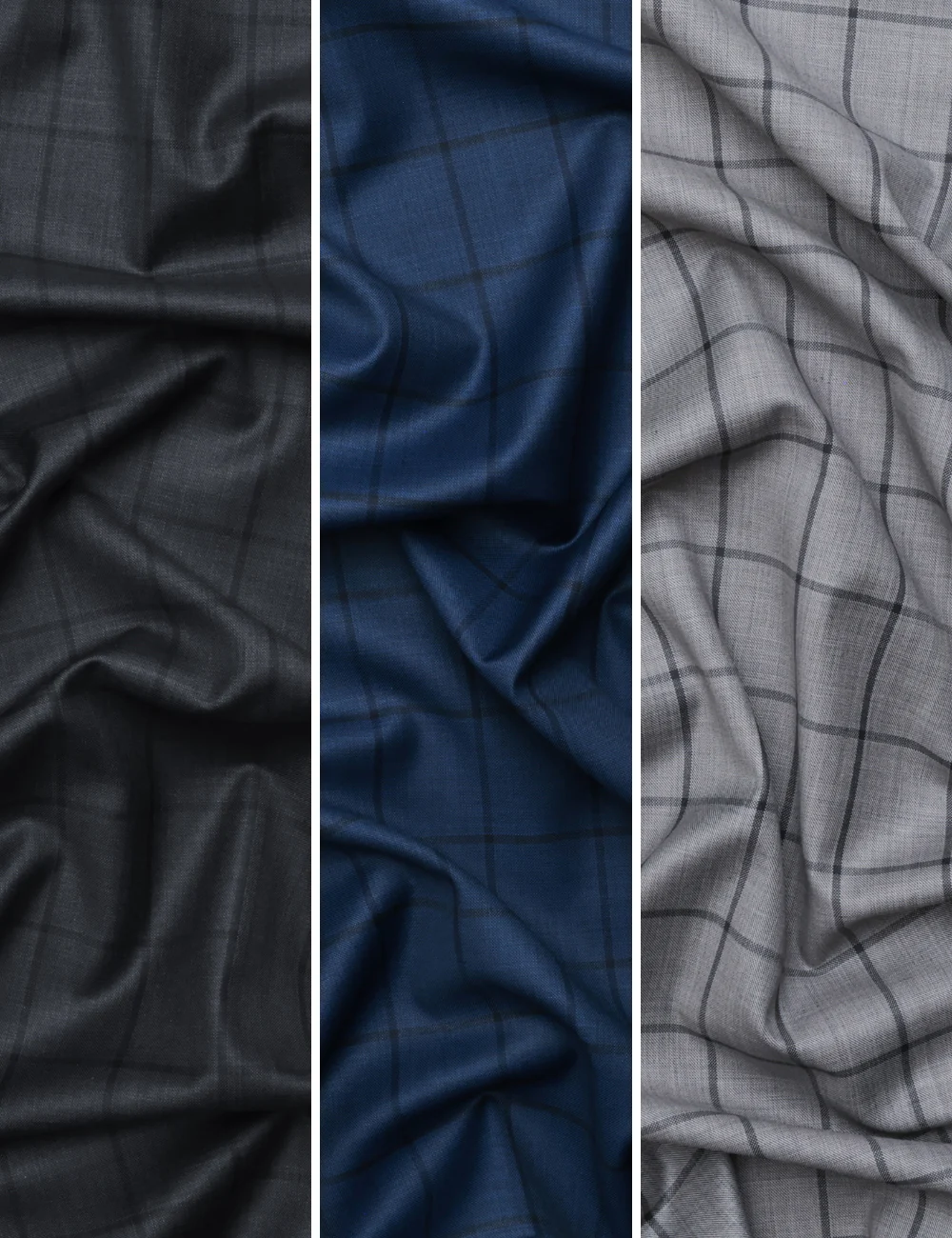 Wool Cashmere - Suiting - Plaid - Assorted